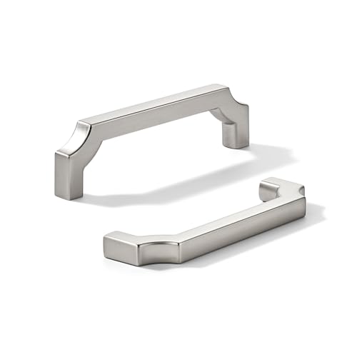 khtumeware Schrankgriffe aus gebürstetem Satin-Nickel, robuste Griffe für Küchen-/Badezimmerschränke, Schubladen und Schränke, 89 mm, 10 Stück khtumeware Schrankgriffe aus gebürstetem Satin-Nickel, robuste Griffe für Küchen-/Badezimmerschränke, Schubladen und Schränke, 89 mm, 10 Stück von khtumeware