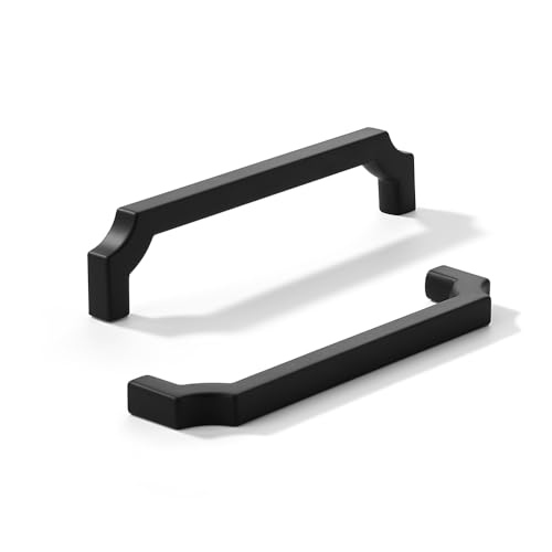 khtumeware Schrankgriffe aus massiver Zinklegierung, robuste Griffe für Küchen-/Badezimmerschränke, Schubladen und Schränke, 12,7 cm, Mattschwarz, 2 Stück khtumeware Schrankgriffe aus massiver Zinklegierung, robuste Griffe für Küchen-/Badezimmerschränke, Schubladen und Schränke, 12,7 cm, Mattschwarz, 2 Stück von khtumeware