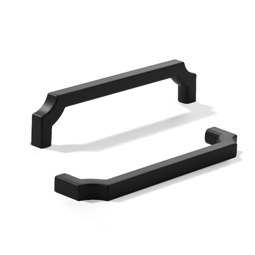 khtumeware Schrankgriffe aus massiver Zinklegierung, robuste Griffe für Küchen-/Badezimmerschränke, Schubladen und Schränke, 152 mm, mattschwarz, 2 Stück khtumeware Schrankgriffe aus massiver Zinklegierung, robuste Griffe für Küchen-/Badezimmerschränke, Schubladen und Schränke, 152 mm, mattschwarz, 2 Stück von khtumeware