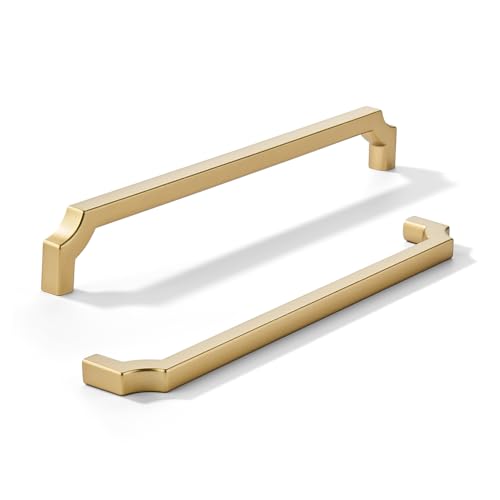khtumeware Schrankgriffe aus massiver Zinklegierung, robuste Griffe für Küchen-/Badezimmerschränke, Schubladen und Schränke, 20,3 cm, 10 Stück von khtumeware