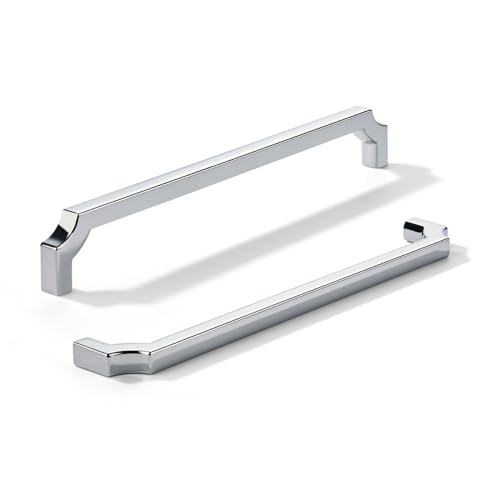 khtumeware Schrankgriffe aus poliertem Chrom, solide Zinklegierung, robuste Griffe für Küchen-/Badezimmerschränke, Schubladen und Schränke, 20,3 cm, 10 Stück khtumeware Schrankgriffe aus poliertem Chrom, solide Zinklegierung, robuste Griffe für Küchen-/Badezimmerschränke, Schubladen und Schränke, 20,3 cm, 10 Stück von khtumeware