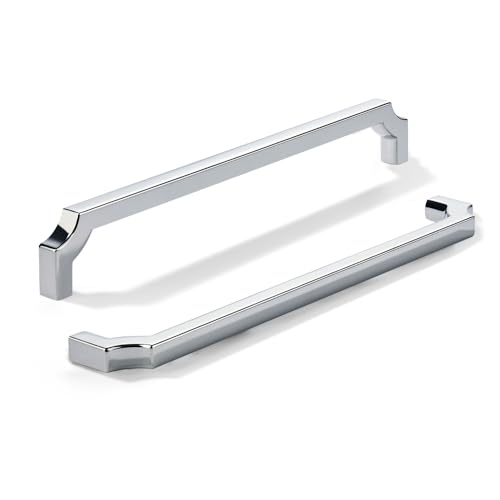khtumeware Schrankgriffe aus poliertem Chrom, solide Zinklegierung, robuste Griffe für Küchen-/Badezimmerschränke, Schubladen und Schränke, 25,4 cm, 5 Stück khtumeware Schrankgriffe aus poliertem Chrom, solide Zinklegierung, robuste Griffe für Küchen-/Badezimmerschränke, Schubladen und Schränke, 25,4 cm, 5 Stück von khtumeware