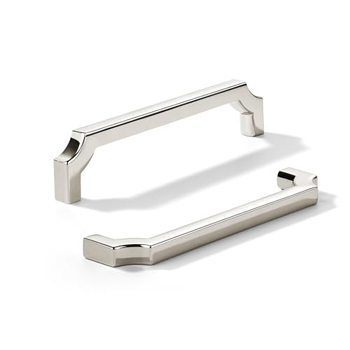 khtumeware Schrankgriffe aus poliertem Nickel, solide Zinklegierung, robuste Griffe für Küchen-/Badezimmerschränke, Schubladen und Schränke, 12,7 cm, 10 Stück khtumeware Schrankgriffe aus poliertem Nickel, solide Zinklegierung, robuste Griffe für Küchen-/Badezimmerschränke, Schubladen und Schränke, 12,7 cm, 10 Stück von khtumeware