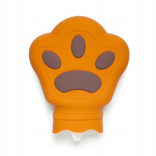 Kidnort Silikonthermofor in Form einer Teddybärpfote 420 ml (Retter Brun) von kidnort
