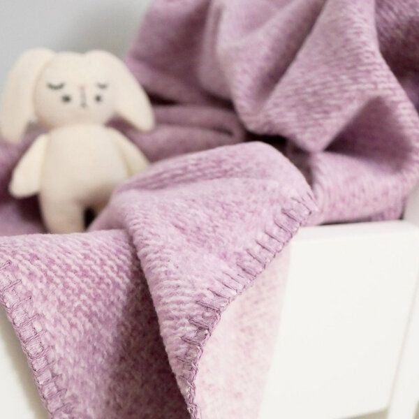 kids&me Babydecke aus 100% Bio-Baumwolle - weiche Kuscheldecke 70x100cm von kids&me