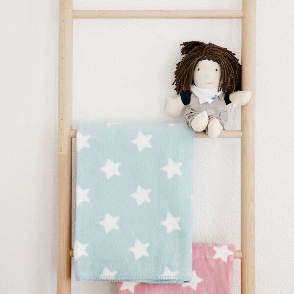 kids&me Flauschige Babydecke aus weicher Bio-Baumwolle - 70x100cm von kids&me