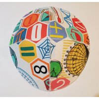 Bunte Math Symbole Untertasse Stil Kippah Yarmulke Wissenschaft Geek Nerdy Messungen von kidskippot