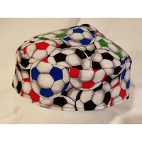 Verpackt Fußbälle Kippah Yarmulke Original Style Reversible Waschbar Sport von kidskippot