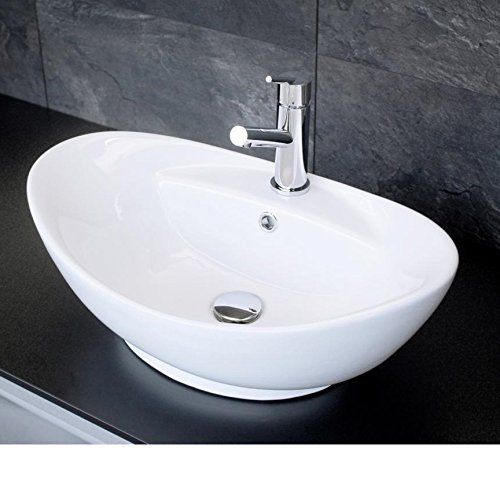 Ovales Design Keramik Aufsatz Waschbecken/Waschschale Modell 16 von Vicien