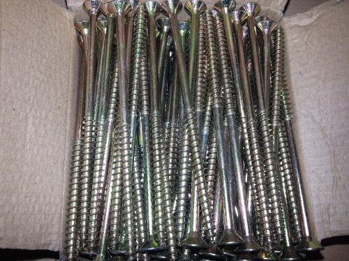 100 Stück Spanplattenschrauben 6 x 120 mm TORX Holzschrauben Holz-Schrauben NEU 6x120 mm von Ditac