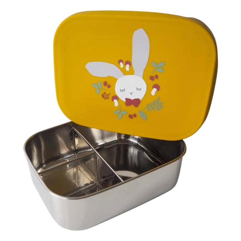B-Ware Kikadu Brotdose Lunchbox Hase Gelb Kinderbox Brotbox B-Ware Kikadu Brotdose Lunchbox Hase Gelb Kinderbox Brotbox von kikadu