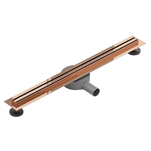 Duschrinne mit schwenkbarem Siphon Rose gold 120 | Bodenablauf Siphon mit Geruchsstop | Befliesbar | Badezimmer Duschablauf sehr flach | Edelstahl | Abmessungen 60, 70, 80, 90, 100, 110, 120 Duschrinne mit schwenkbarem Siphon Rose gold 120 | Bodenablauf Siphon mit Geruchsstop | Befliesbar | Badezimmer Duschablauf sehr flach | Edelstahl | Abmessungen 60, 70, 80, 90, 100, 110, 120 von kiki design
