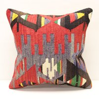 Handgefertigter Kelim-Kissenbezug 18x18 Boho Home Decor Handgefertigter Kelim-Kissenbezug 18x18 Boho Home Decor von kilimci24