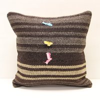 Handgefertigter Kelim Kissenbezug Boho Home Decor | 40 X 40 cm Handgefertigter Kelim Kissenbezug Boho Home Decor | 40 X 40 cm von kilimci24