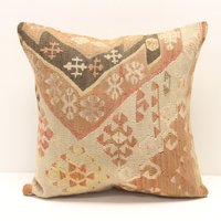 Handgefertigter Kelim Kissenbezug Boho Home Decor | 40 X 40 cm von kilimci24
