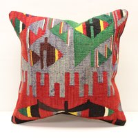 Handgefertigter Kelim Kissenbezug Boho Home Decor | 45 X 45 cm Handgefertigter Kelim Kissenbezug Boho Home Decor | 45 X 45 cm von kilimci24
