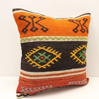 Handgefertigter Kelim Kissenbezug Kissenbezug | 50 X 50 cm Handgefertigter Kelim Kissenbezug Kissenbezug | 50 X 50 cm von kilimci24