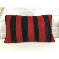 Handgewebtes Kissen, Kelimkissenbezug, Boho Handgemachtes 30, 5 X 50 cm Kelimkissen, Couchkissen, 1744 von kilimpillowkingdom