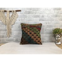 Kelim Kissen, Geschenk Boho Sofakissen, 16 X Ethno Rustikales Wohnkultur, 3658 von kilimpillowkingdom