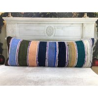 Kelim Kissen, Kissenbezug 12x36, Handgewebte Ethno Kissenbezug, Boho 2159 von kilimpillowkingdom