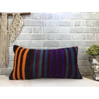 Kelim Kissenbezug, Sofa 12" X 24" Kissen, Boho Dekor, Stuhl Kilim Dekokissen, 1751 von kilimpillowkingdom