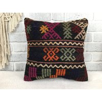 Kissenbezug, 14x14 Kissen, Boho 1072 von kilimpillowkingdom