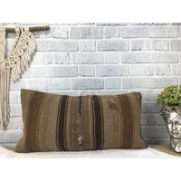 Sesselkissen, Deckelkissen, 12 X 24 Kissen, Couch Kilim Boho Kelim Verblasst Kissenbezug, Truthahnkissen, 1717 von kilimpillowkingdom