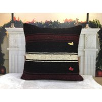 Sofakissen, Anatolienkissen, 24x24 Boho Kelim Kissen, Geschenkkissen, Truthahnkissen, Couchkissen, Dekokissen, Schlafzimmer 2025 von kilimpillowkingdom