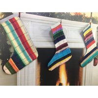 Weihnachtssocken Deko, Wanddeko Strümpfe Boho Strümpfe, Weihnachtssocken von kilimpillowkingdom