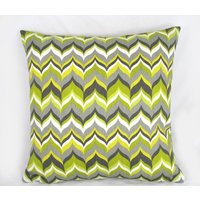 Kravet - Jonathan Adler Dekokissen Kissenbezug Akzentkissen Chevron Wabash Laurel Lime Kravet - Jonathan Adler Dekokissen Kissenbezug Akzentkissen Chevron Wabash Laurel Lime von kimoleydecor