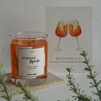 Sommer Spritz Duftkerze | Foodcandle Limited Edition Handgemachte Getränkekerze Sommer Spritz Duftkerze | Foodcandle Limited Edition Handgemachte Getränkekerze von kimsinutishop
