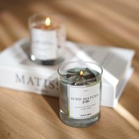 Iced Matcha Latte Duftkerze | Getränke Kerze Mit Eiswürfeln Geschenkidee Handgemacht Aus Soja-/& Gelwachs Duft Iced Matcha Latte Duftkerze | Getränke Kerze Mit Eiswürfeln Geschenkidee Handgemacht Aus Soja-/& Gelwachs Duft von kimsinutishop
