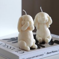 Kerze Schnuffelhase | Handgemacht Aus 100% Natürlichem Rapswachs Kerze Schnuffelhase | Handgemacht Aus 100% Natürlichem Rapswachs von kimsinutishop