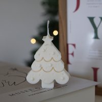 Tannenbaum Kerze | Weihnachtskerze Aus 100% Rapswachs von kimsinutishop