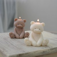 Teddy Kerze Handgemacht Aus 100% Natürlichem Rapswachs Teddy Kerze Handgemacht Aus 100% Natürlichem Rapswachs von kimsinutishop