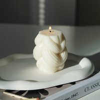 Trendkerze Knot Aus 100% Sojawachs | Handgemacht von kimsinutishop