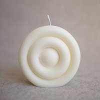 Trendkerze Kreis Aus 100% Sojawachs | Handgemacht von kimsinutishop