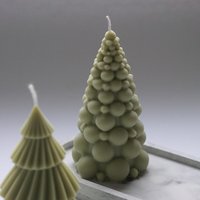 Weihnachtsbaum Kerze Aus 100% Natürlichem Rapswachs | Weihnachten Christmas von kimsinutishop