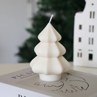Weihnachtsbaum Kerze Aus 100% Natürlichem Rapswachs von kimsinutishop