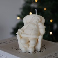 Weihnachtsmann Kerze Aus 100% Natürlichem Rapswachs von kimsinutishop