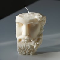 Zeus Skulpturkerze Aus 100% Natürlichem Rapswachs Zeus Skulpturkerze Aus 100% Natürlichem Rapswachs von kimsinutishop