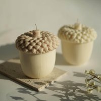 xl Eichel Kerze Handgemacht Aus Veganem Rapswachs xl Eichel Kerze Handgemacht Aus Veganem Rapswachs von kimsinutishop