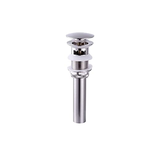 kimzcn D500031BN Badezimmer-Wasserhahn-Gefäß mit Überlauf, gebürstetes Nickel von kimzcn