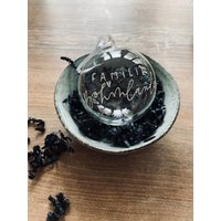 Personalisierte Weihnachtskugel von kindskoepfe