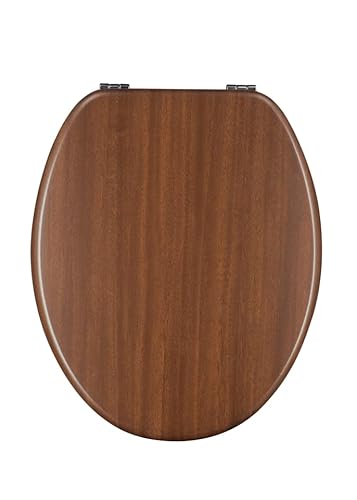 WC-Sitz Universal Holz Walnuss von king seat