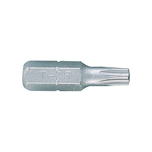 KING TONY 102530U 1/4 Zoll Bit aus legiertem Stahl, Torx-manipulationssicher Kopf, T30H-Größe, 20 Stück von king tony