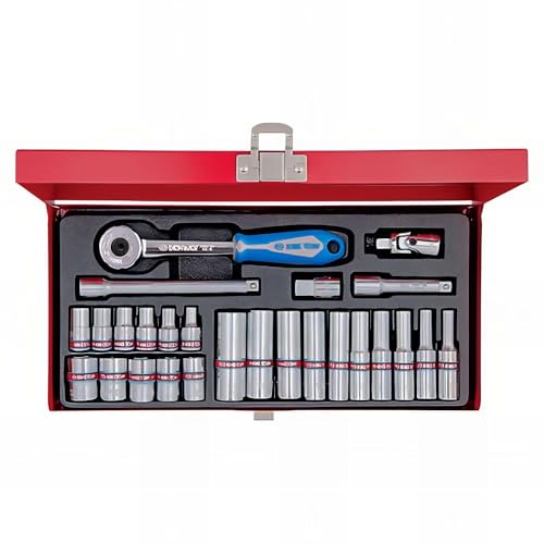 king tony Cofre de Vasos y Accesorios 1/4" Pulgadas- 26Pzas king tony Cofre de Vasos y Accesorios 1/4" Pulgadas- 26Pzas von king tony