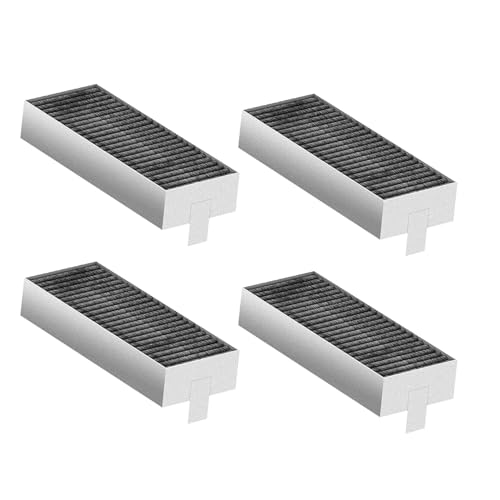 Kingsea 4 Stück aktivkohlefilter für dunstabzugshaube kompatibel mit HZ9VRCR0 17004796, HEZ9VRCR0 17004805,CA282111 17004818,Z821VR0 17004806,CZ9VRCR0 17006669 von kingsea
