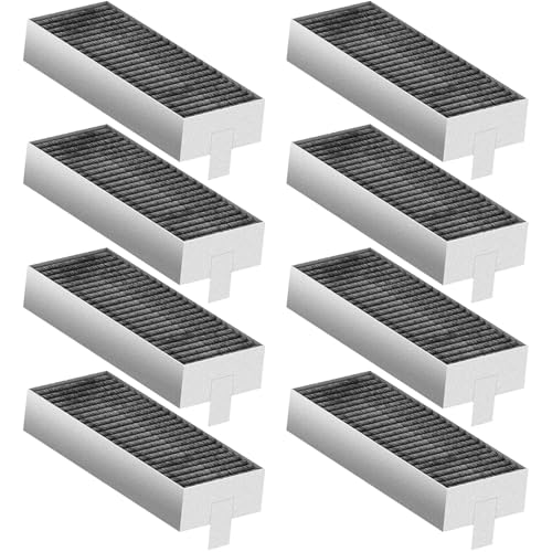 Kingsea 8 Stück aktivkohlefilter für dunstabzugshaube kompatibel mit Siemens HZ9VRCR0 17004796,Bosch HEZ9VRCR0 17004805,Gaggenau CA282111 17004818,Neff Z821VR0 17004806,Constructa CZ9VRCR0 17006669 von kingsea