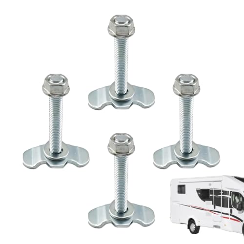 4 Stück Schraubenschläge für Flugbahn | L Track Double Luged Fadenstudelnuss -Anpassungskrawatte | Airline -Schienenzubehör für Automobil -RV -ATV -Flugzeuganhänger Ladungssteuerung SUV Warehouse Van 4 Stück Schraubenschläge für Flugbahn | L Track Double Luged Fadenstudelnuss -Anpassungskrawatte | Airline -Schienenzubehör für Automobil -RV -ATV -Flugzeuganhänger Ladungssteuerung SUV Warehouse Van von kinrguiyuez